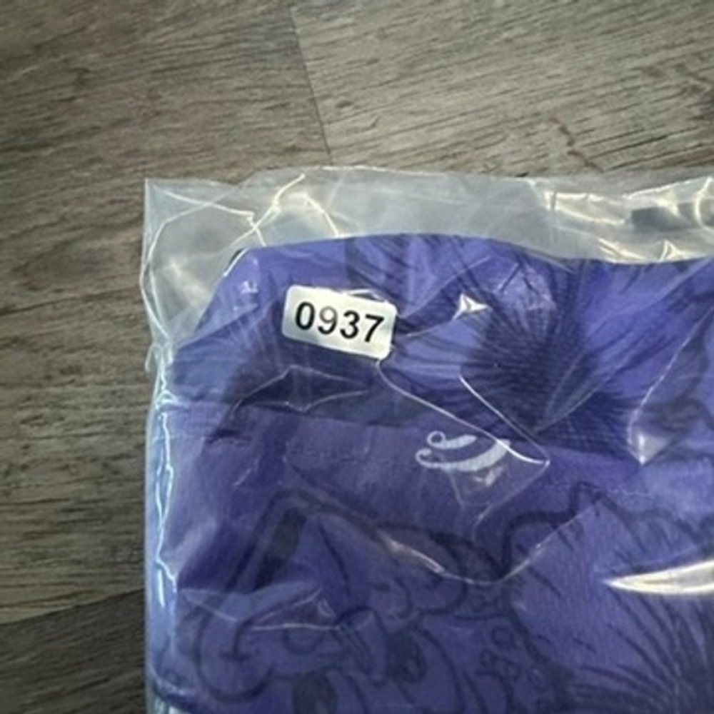 Colorado Rockies MLB Coca-Cola Purple Floral Hawaiian Shirt Mens XL Button Up - Picture 7 of 7